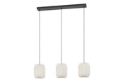 Lamper - EGLO BELGRAVE LANGBORD L880 3XE27 SVART/HVIT FSC - 44102