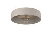 Lamper - EGLO DUAIA TAK Ø420 TAUPE/NATURLIG OPTIKK/BM - 900838