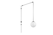 Lamper - EGLO RONDO 3 PENDEL E27 SVART/OPAL - 900977