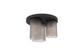 Lamper - EGLO COLOMERA TAKLAMPE 3XE27 SVART/GRÅ - 901161