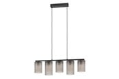 Lamper - EGLO COLOMERA LANGBORD 5XE27 SVART/GRÅ - 901163