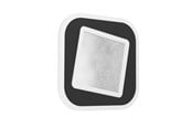 Lamper - EGLO MACCHIONI TAK 200X200 1560LM 4000K SVART M/KRYSTALLEFFEKT - 901239
