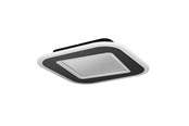 Lamper - EGLO MACCHIONI TAK 380X380 CCT 2360LM DIMMPB. SVART M/KRYSTALL EFF. - 901241