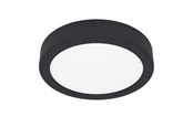Lamper - EGLO FUEVA 6 PLAFOND Ø165 CCT 7.5W 1000LM SVART - 901297