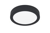 Lamper - EGLO FUEVA 6 PLAFOND Ø165 CCT 7.5W 1000LM IP44 SVART - 901324