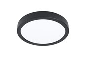 Lamper - EGLO FUEVA 6 PLAFOND Ø210 CCT 11.5W 1550LM IP44 SVART - 901325