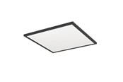 Lamper - EGLO ROVITO-R TAKLAMPE 500X500 CCT 28.8W 4200LM DIMMINGB. IP44 SVART - 901457