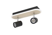 Lamper - EGLO RIMBOCCHI SPOTSKINNE L340 12W 1500LM TRE/SVART - 901632