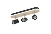 Lamper - EGLO RIMBOCCHI SPOTSKINNE L460 20W 2500LM TRE/SVART - 901633