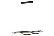 Lamper - EGLO BOYAL LANGBORD SVART/NATUR FSC - 901714