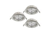Lamper - EGLO FAVAZZINA INNEBYGD. SÆT KIP Ø88 GU10 3X4,9W 3X400LM BS - 901757
