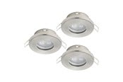 Lamper - EGLO FAVAZZINA INNEBYGD. KIP Ø88 GU10 3X4.9W 3X400LM IP44 BS - 901761