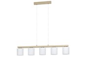 Lamper - EGLO CASTRALVO LANGBORD E27 5L BS/TRE/HVIT - 98591