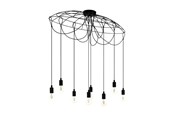 Lamper - EGLO HOGSMILL LANGBORD 8L E27 SVART - 43322