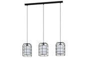 Lamper - EGLO BITTAMS LANGBORD 3XE27 SVART - 43355