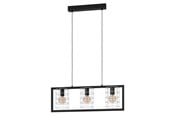 Lamper - EGLO JUBILY LANGBORD E27 L770 SVART/HVIT - 43663