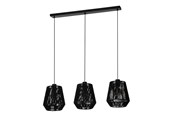 Lamper - EGLO PERSLEY LANGBORD L920 3XE27 SVART FSC - 44106