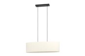Lamper - EGLO FEBRES LANGBORD 2XE27 SVART/HVIT - 901261