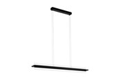 Lamper - EGLO SPADAFORA LANGBORD 2X7,5W 2000LM DEMPERB. SVART/KLAR SATENG - 98495