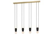 Lamper - EGLO BITACHITO LANGBORD E27 L930 SVART/BM - 98858