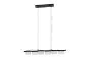 Lamper - EGLO ERVIDEL LANGBORD 6 L930 SVART/HVIT - 98876