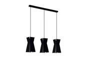 Lamper - EGLO VALECROSIA LANGBORD E27 3L SVART/HVIT - 99083