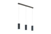 Lamper - EGLO PINTO TEKSTIL LANGBORD 3L E27 BS/GRÅ/KLAR - 99286