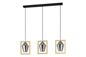 Lamper - EGLO VIGLIONI LANGBORD 3XE27 L1060 SVART/RØYK - 99702