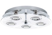 Lamper - EGLO CABO TAKLAMPE 5X3W KROM/HVIT - 30933