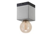 Lamper - EGLO PRESTWICK 3 TAKLAMPE E27 BETONG/SVART - 43595