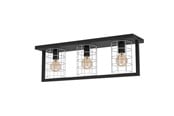 Lamper - EGLO JUBILY TAKLAMPE 3XE27 L770 SVART/HVIT - 43661