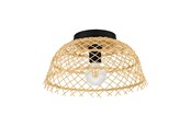 Lamper - EGLO AUSNBY TAKLAMPE E27 Ø370 NATUR - 43831