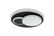 Lamper - EGLO LEPRESO TAKLAMPE 2300LM Ø380 SVART/HVIT - 75665