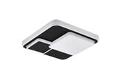 Lamper - EGLO LEPRESO TAKLAMPE 2300LM 385X385 SVART/HVIT - 75667