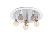 Lamper - EGLO PASSANO TAK 5L HVIT/SØLV - 97496