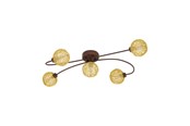 Lamper - EGLO CARIS 1 TAKLAMPE 5X360LM RUST - 97727