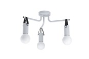 Lamper - EGLO APRICALE TAKLAMPE E27 3L GRÅ/SVART - 98281