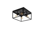 Lamper - EGLO SILENTINA TAKLAMPE 4XE27 SVART - 98334