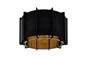 Lamper - EGLO PINETA TAKLAMPE E27 SVART/GULL - 98339