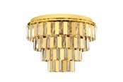 Lamper - EGLO ERSEKA TAK 7L E14 MESSING/KRYSTALL - 99096