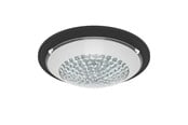 Lamper - EGLO ACOLLA 1 TAK Ø290 11W 1300LM SVART/HVIT/KLAR - 99356