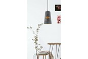 Lamper - EGLO HONEYBOURNE PENDEL E27 MØRK SINK - 43107
