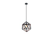 Lamper - EGLO EMBLETON 1 PENDELLAMPE E27 Ø305 SVART/KOBBER - 43348