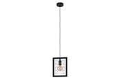 Lamper - EGLO JUBILY PENDEL E27 SVART/HVIT - 43662