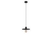 Lamper - EGLO IKESTON PENDEL E27 SVART/GRILL - 43731