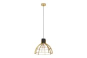 Lamper - EGLO STILLINGTON ANHENG E27 SVART/GULL - 43767