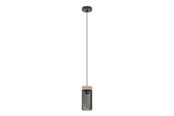 Lamper - EGLO KILNSDALE PENDEL E27 SVART/TRE - 43833