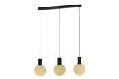 Lamper - EGLO SARONA ANHENG 3XGU10 SVART/GULL - 900402