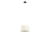Lamper - EGLO FEBRES PENDEL E27 SVART/HVIT - 901262