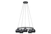 Lamper - EGLO CANTALLOPS PENDEL E14 5L Ø690 SVART - 98455